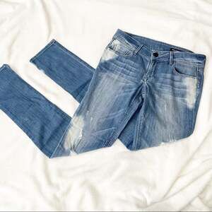 Black Orchid Skinny jeans bleached distressed size 27 blue ripped